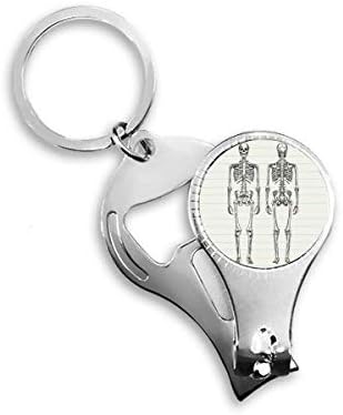 Структурата на човешкото Тяло Скелет Ножица За Нокти Халка Ключодържател Отварачка за Бутилки Машина За Рязане