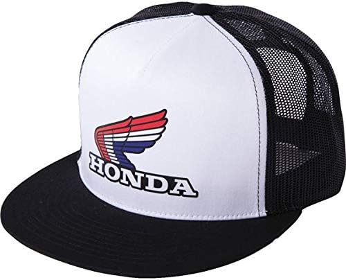 Заводска бейзболна шапка Effex 18-86302 Honda Vintage възстановяване на предишното положение (черно-бяло, един размер)