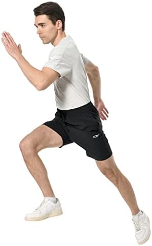 Мъжки спортни къси панталони Pioneer Camp с 3 Джоба с цип 7 Леки Спортни Шорти за бягане във фитнеса, бързо съхнещи, За Тренировка