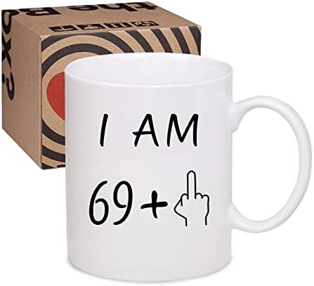 Flpoxzd Забавен подарък за 70-годишнината на жените и мъжете, Кафеена чаша честит рожден Ден на 70 години, Подаръци за Мъж на Годината, Чаши за по-Добра Семейство, родител?
