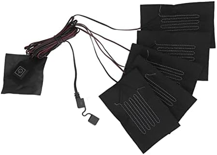Електрическа Тъканта, Топло, анти-Стареене на Композитни Влакна 3-Назъбена Водоустойчив USB-Електрически Текстилен Нагревател за Пътуване