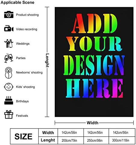 Персонални кърпа за фотография, Въведете своя дизайн, Потребителски фон за снимки с участието на текст, лого дизайн,