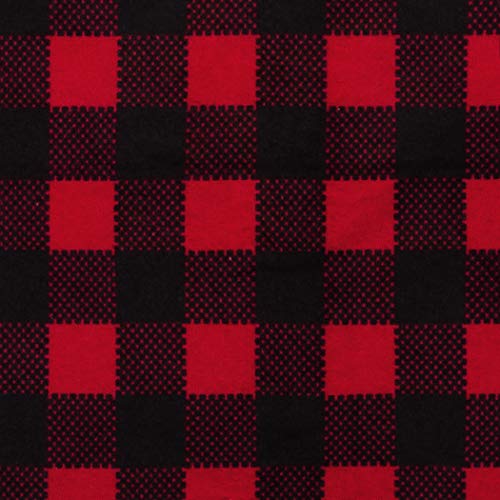 Луксозен Фланелевый Калъф за Свободни Trend Lab в Червено-черна клетка цвят Бизон