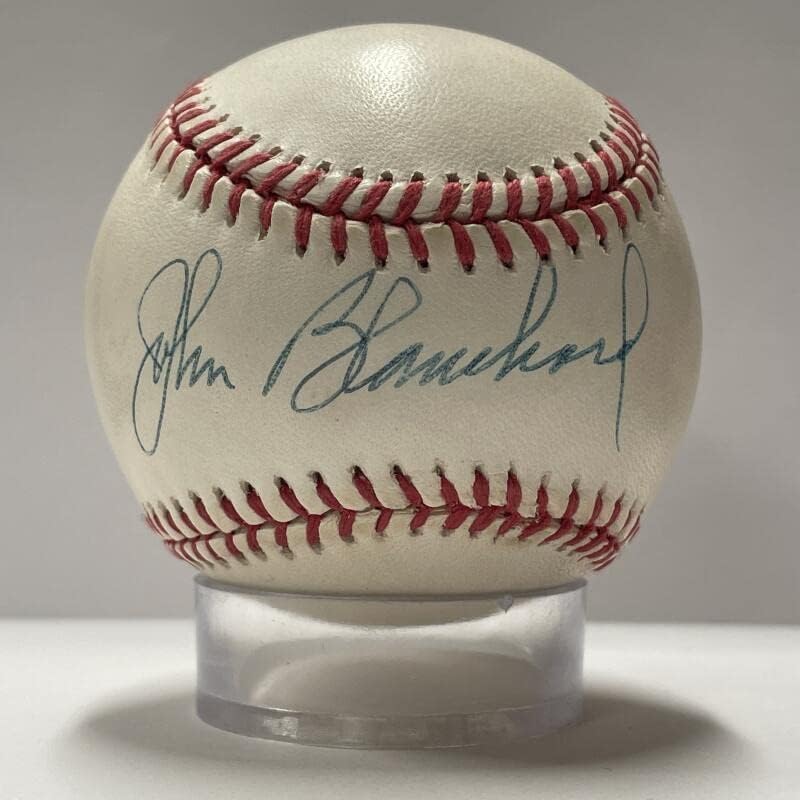 Бейзболен сингъл Джони Бланчарда с автограф. Auto PSA - Бейзболни топки с автографи