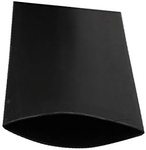 X-DREE Дължина 16,4 фута, вътрешен диаметър 16 мм, Свиване тръба с полиолефиновой изолация, Метална обвивка, черен цвят