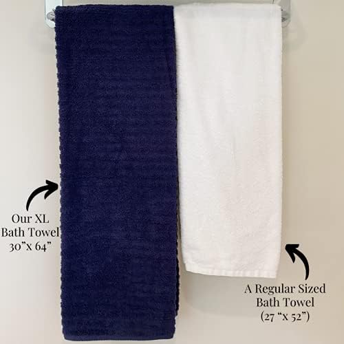 Произведено в САЩ Колекция от хавлии Blue Ridge - памук, хавлиени кърпи в рубчик американски продукции. Бързосъхнеща,