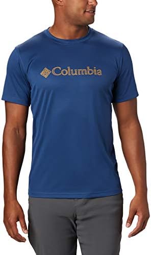 Мъжка риза с графичен модел на Нулеви правила Columbia с къс ръкав