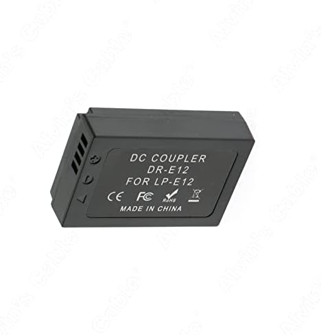 Кабели Alvin'S Type-C от PD до LP-EL12 Кабел-захранващ Адаптер за Фиктивна батерия за цифрови огледално-рефлексни фотоапарати