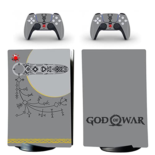 За PS5 ДИСК с играта GOD The Best OF WAR PS4 - Кожа конзоли и контролери PS5, Винил кожа за Playstation New DUC-896