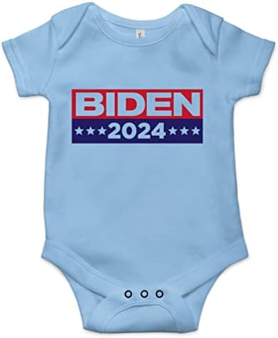TripleBDesigns Джо Байдън Президент на Политически избори 2024 Детско Боди За Новородени