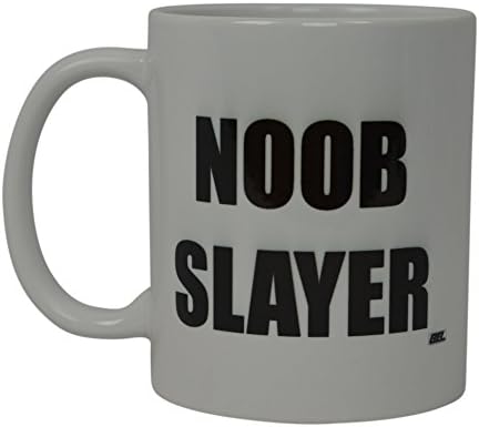 Най-забавната кафеена чаша, новост за видео игри Noob Slayer Gamer, страхотна идея за подарък за мъже или жени