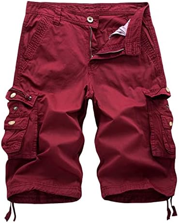 Летни къси панталони за Мъже, Шорти-Карго Мъжки Летни Улични Ежедневни Панталони за Джогинг, Пешеходен Туризъм, Спортни