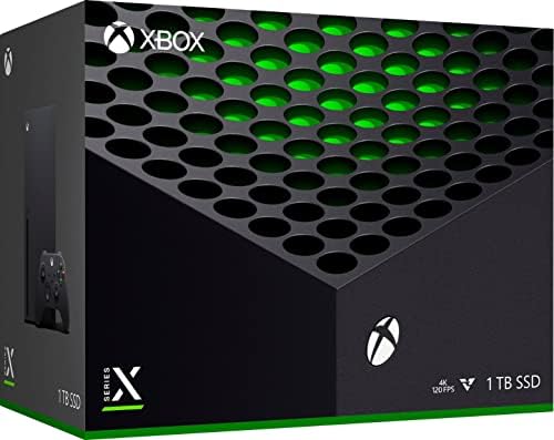 Игрова конзола на Microsoft Xbox Series X, за да твердотельном твърдия диск с капацитет 1 TB - Допълнителен черен контролер,