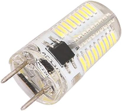 X-DREE 200V-240V Led лампа Epistar 80SMD-3014 с регулируема яркост на Г-8 в бял цвят (Bombilla LED 200 v-240 v Epistar