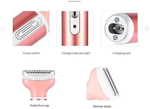 Эпилятор GIENEX с Гъвкава Глава, За отстраняване на окосмяване по лицето, за жени, Бръснач и Машинката, Безжична, Акумулаторна батерия, Влажен и Сух, зареждане с Козмет?