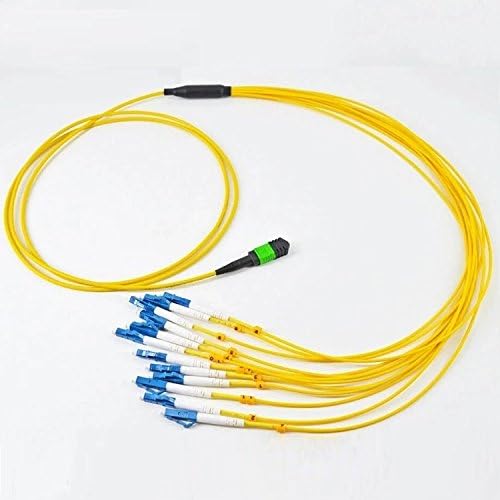 2 M 6 фута MTP / MPO (APC) към КТ Однорежимный SMF Оптичен кабел 12 Влакна QSFP + 40/100gbe, QSFP + 40GBASE-PLR4, 12