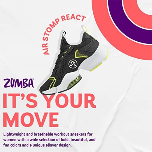Дамски спортни обувки ZUMBA Air Stomp Classic, танцови обувки с ниски берцем за жени