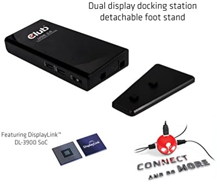 Докинг станция Club3D USB 3.0 с двоен дисплей DVI/HDMI (CSV-3242HD)