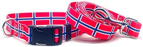 Нашийник и каишка за кучета с Норвежки флаг | чудесно за норвежки празници, Специални събития, Фестивали, Дни на Независимостта