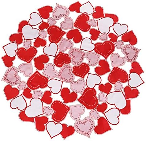 Малка Покривка Simhomsen с бродерия във формата на Сърце за Свети Валентин, Годишнина от сватба, Предложения за брак