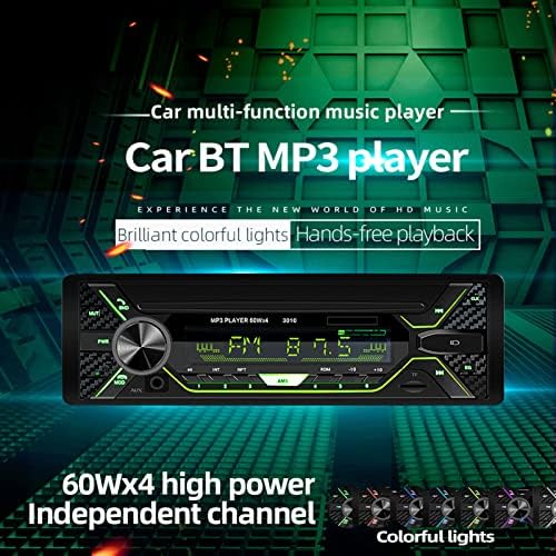 XIXIAN Автомобилна Стерео система За радио Аудио 7 Цвята Цифров HD LCD Дисплей Авто BT Стерео MP3 плеър с USB/WMA/WAV
