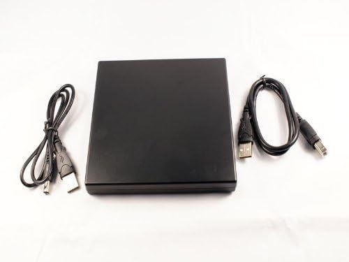 Универсален външен тънък диск CD-ROM 24x, USB (черен)